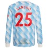 Officiële Voetbalshirt Manchester United Jadon Sancho 25 Uit 2021-22 Lange Mouw - Heren